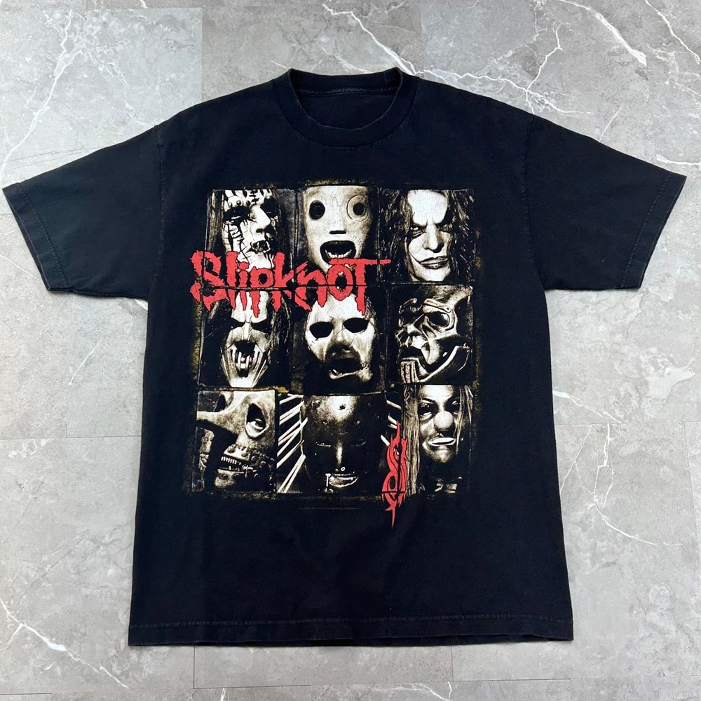 Slipknot Bravado Graphic Tee Mens Large Pentagram Double Sided Metal Band Shirt